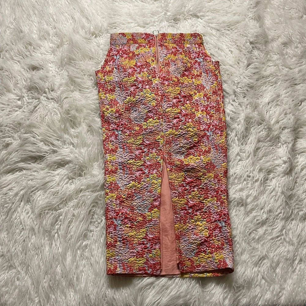 NWT Lulu’s Ellarina‎ Pink Multi Metallic Skirt - Picture 5 of 5